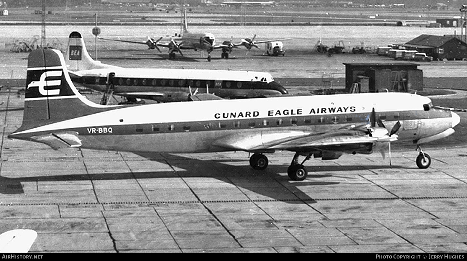 Aircraft Photo of VR-BBQ | Douglas DC-6B | Cunard Eagle Airways | AirHistory.net #116691