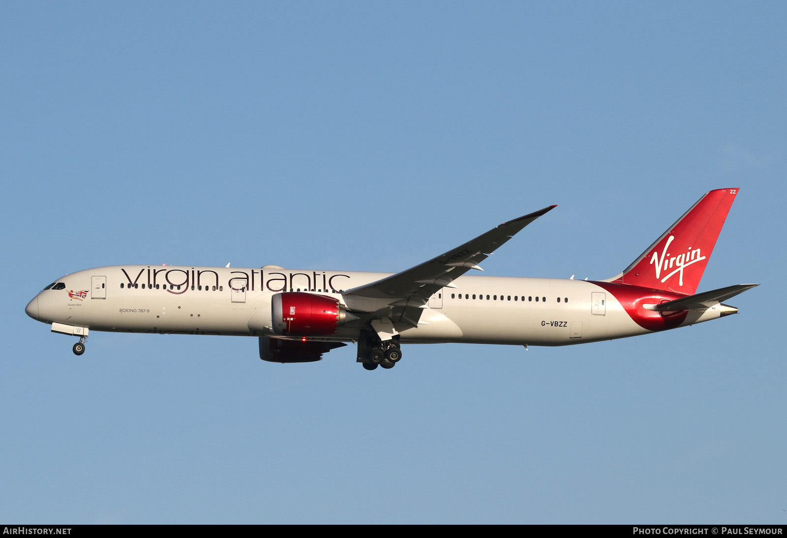 Aircraft Photo of G-VBZZ | Boeing 787-9 Dreamliner | Virgin Atlantic Airways | AirHistory.net #116697