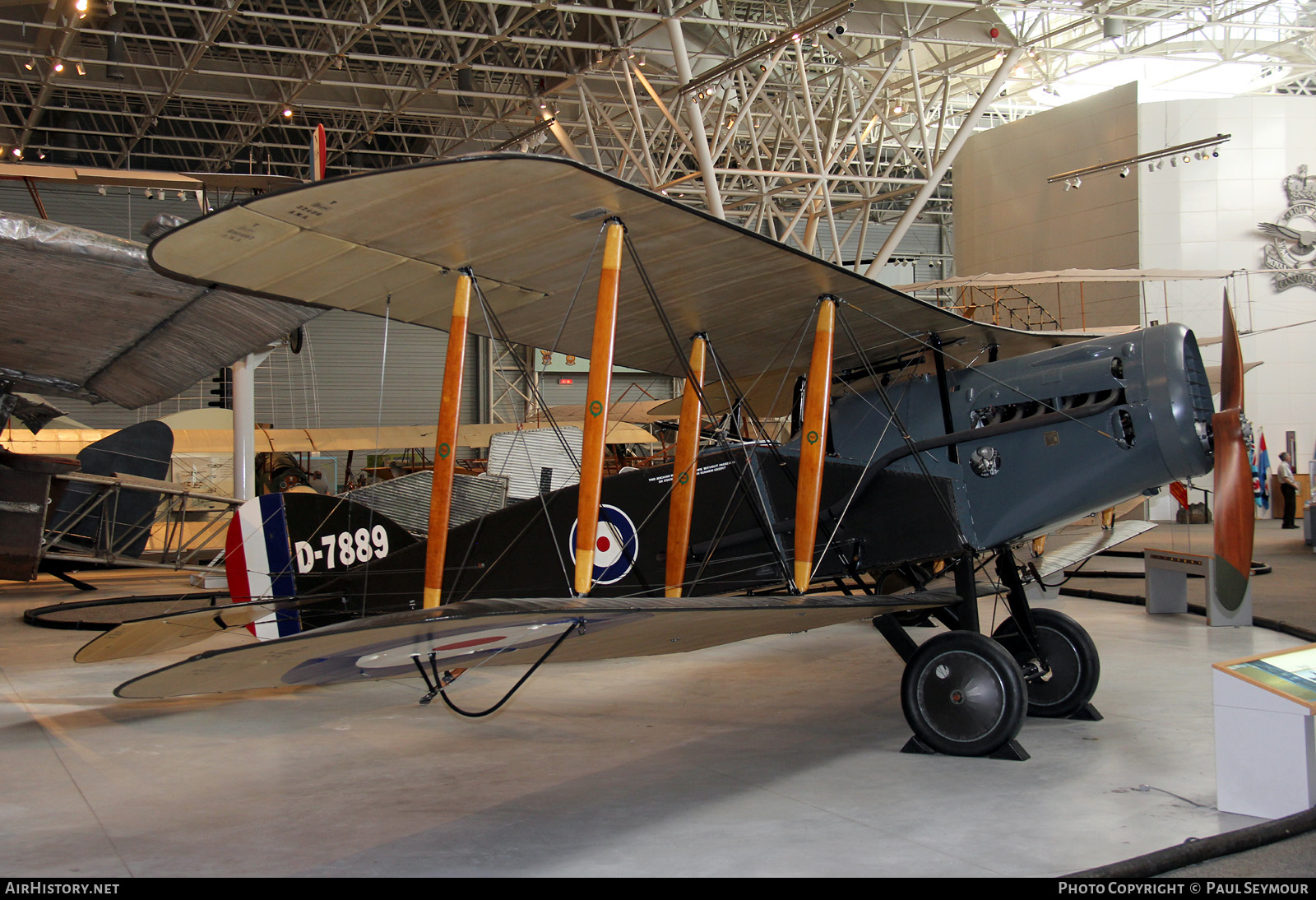 Aircraft Photo of D7889 / D-7889 | Bristol F.2B Fighter | UK - Air Force | AirHistory.net #116724