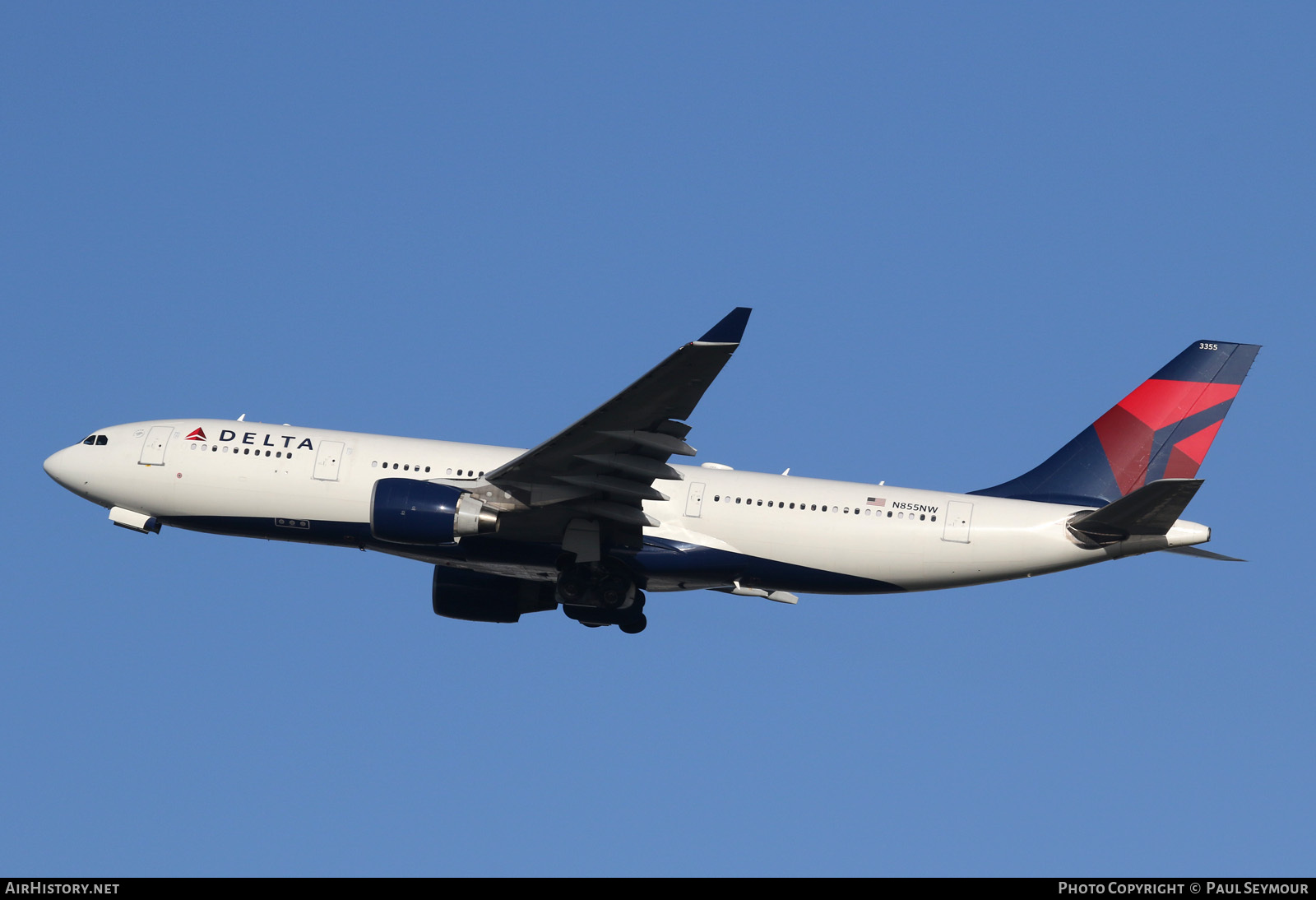 Aircraft Photo of N855NW | Airbus A330-223 | Delta Air Lines | AirHistory.net #116740