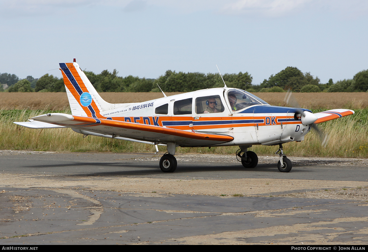 Aircraft Photo of G-BFDK | Piper PA-28-161 Cherokee Warrior II | Stars Fly Flying Club | AirHistory.net #116786