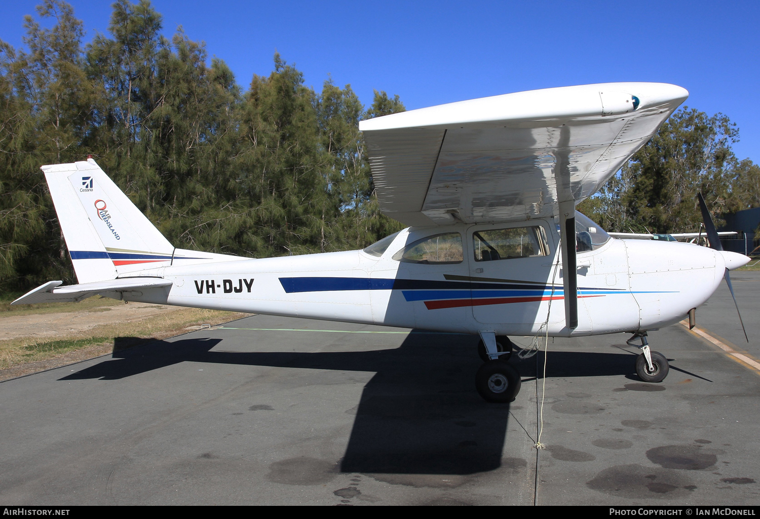 Aircraft Photo of VH-DJY | Cessna 172E Skyhawk | Air Queensland | AirHistory.net #116808