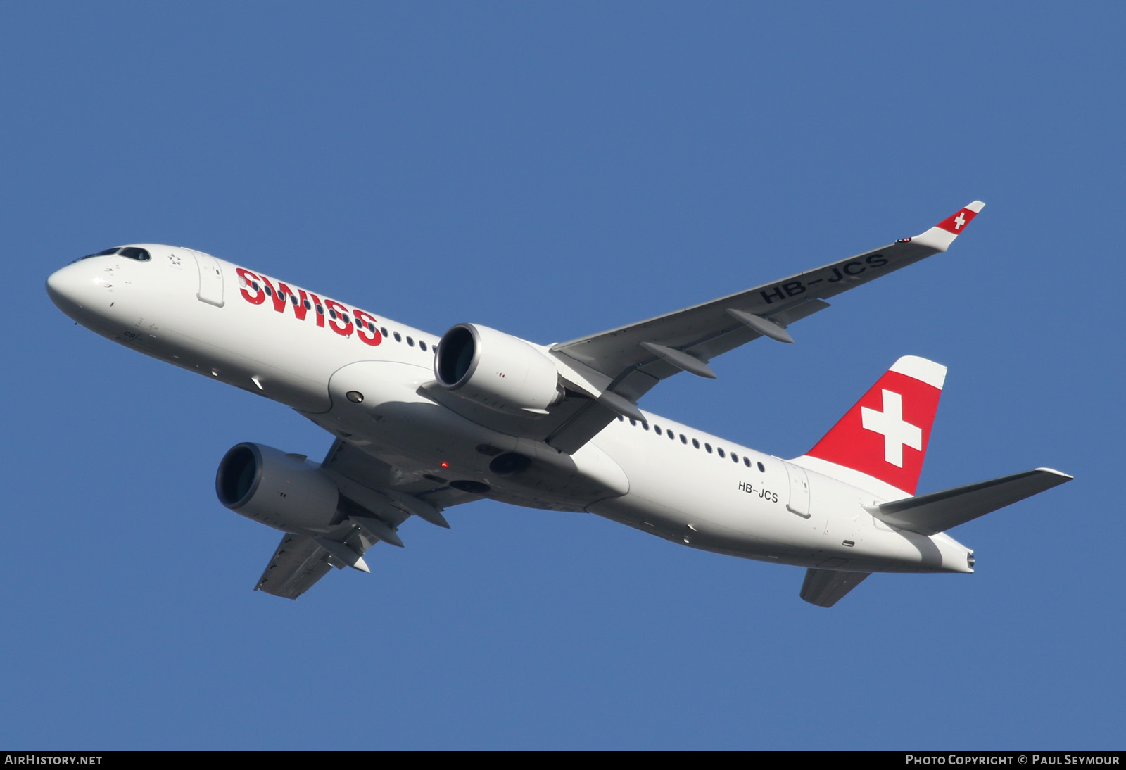 Aircraft Photo of HB-JCS | Airbus A220-371 (BD-500-1A11) | Swiss International Air Lines | AirHistory.net #116838