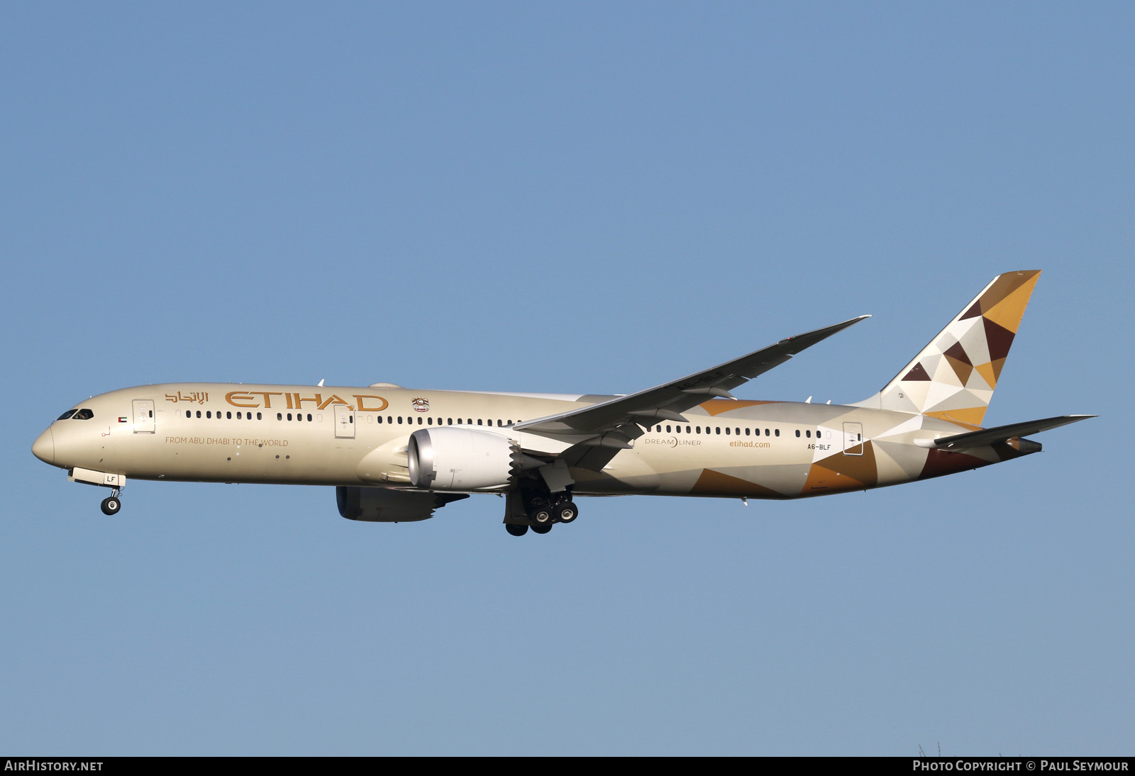 Aircraft Photo of A6-BLF | Boeing 787-9 Dreamliner | Etihad Airways | AirHistory.net #116842