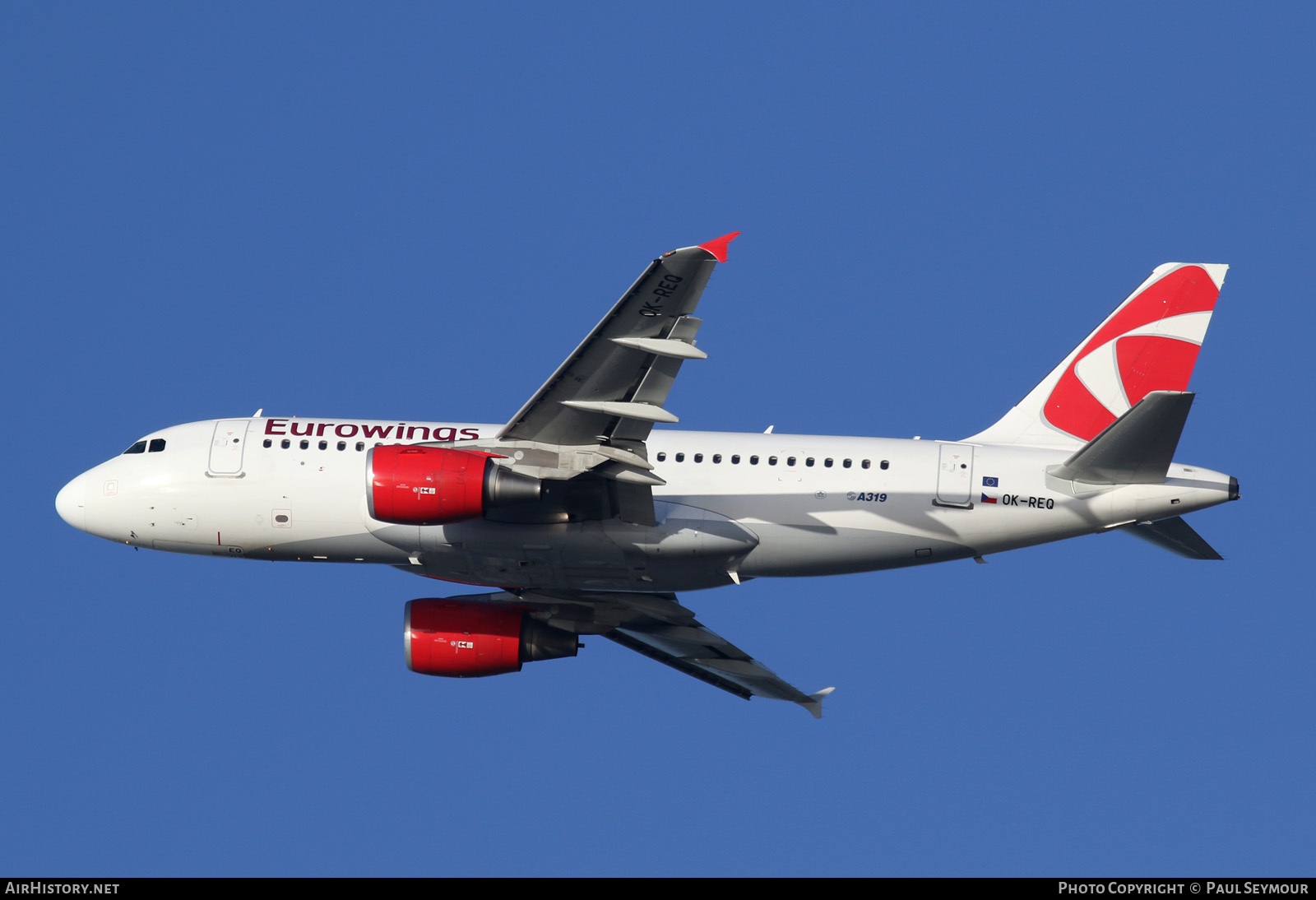 Aircraft Photo of OK-REQ | Airbus A319-112 | Eurowings | AirHistory.net #116871