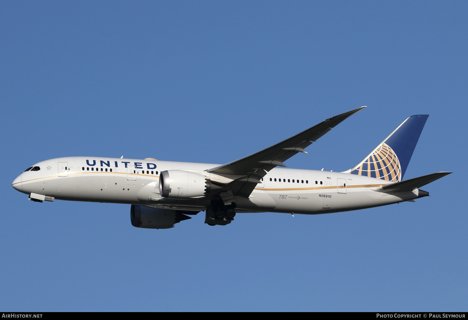 Aircraft Photo of N26910 | Boeing 787-8 Dreamliner | United Airlines | AirHistory.net #116879