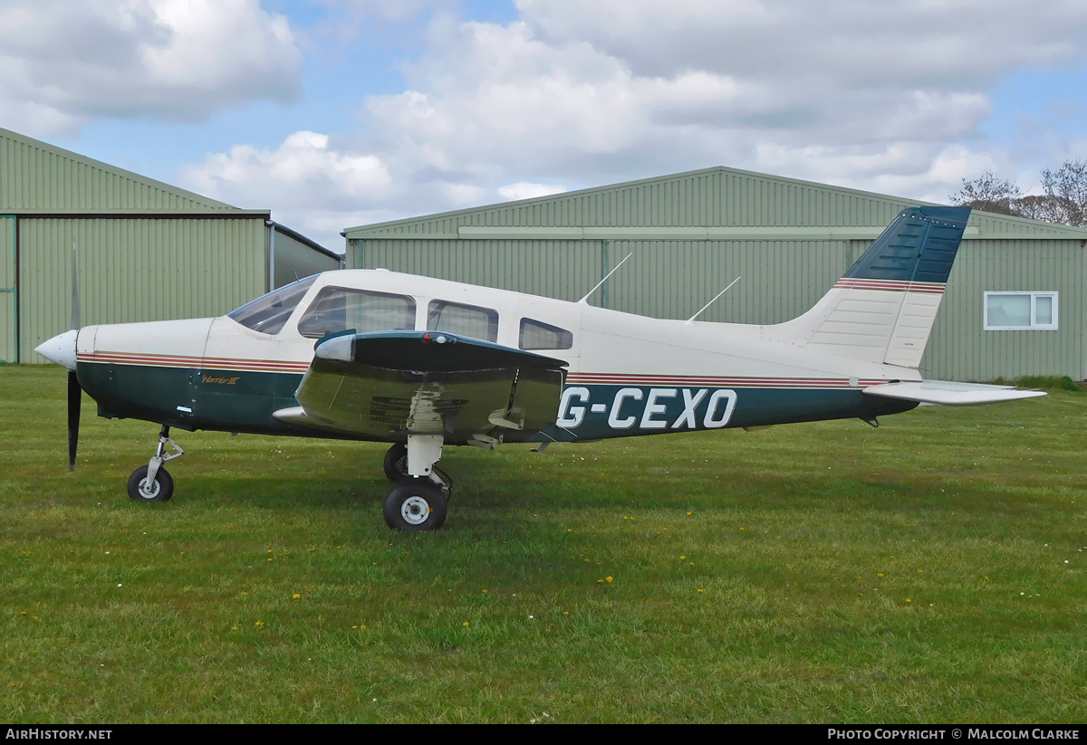Aircraft Photo of G-CEXO | Piper PA-28-161 Warrior III | AirHistory.net #116893