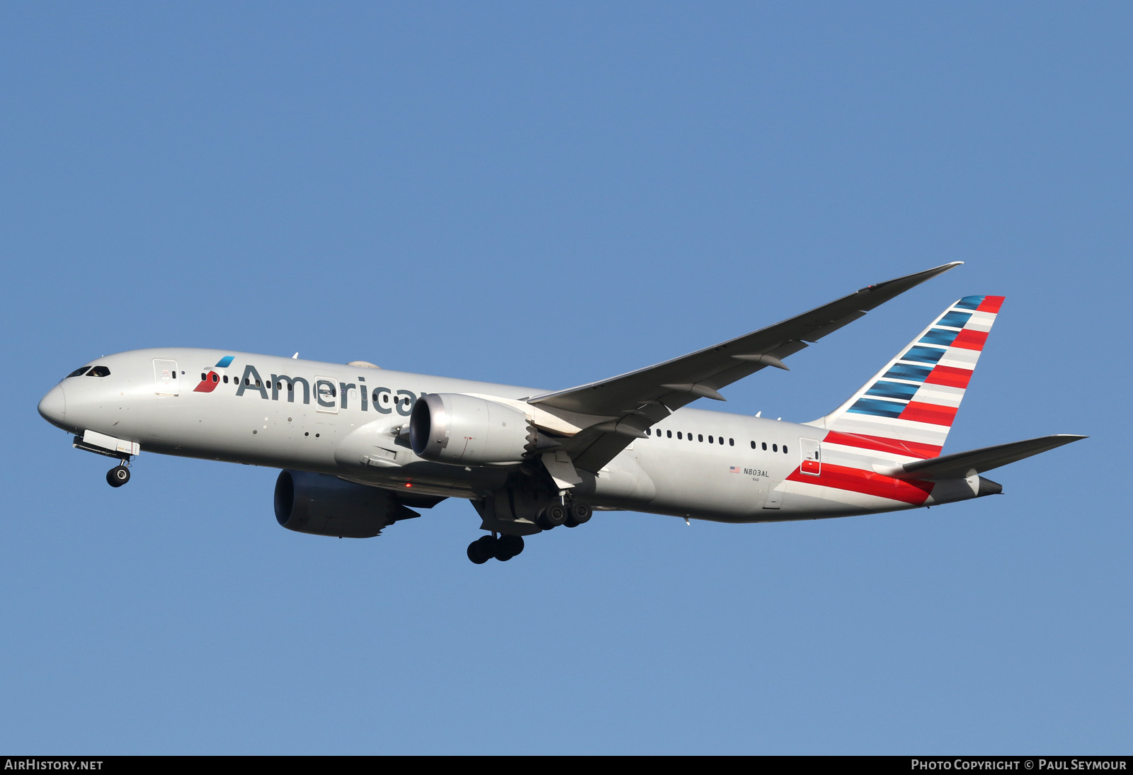 Aircraft Photo of N803AL | Boeing 787-8 Dreamliner | American Airlines | AirHistory.net #116932