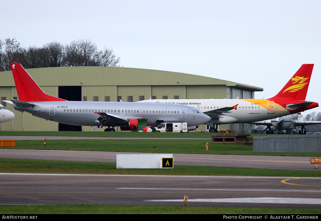 Aircraft Photo of G-CELX | Boeing 737-377(QC) | AirHistory.net #116964