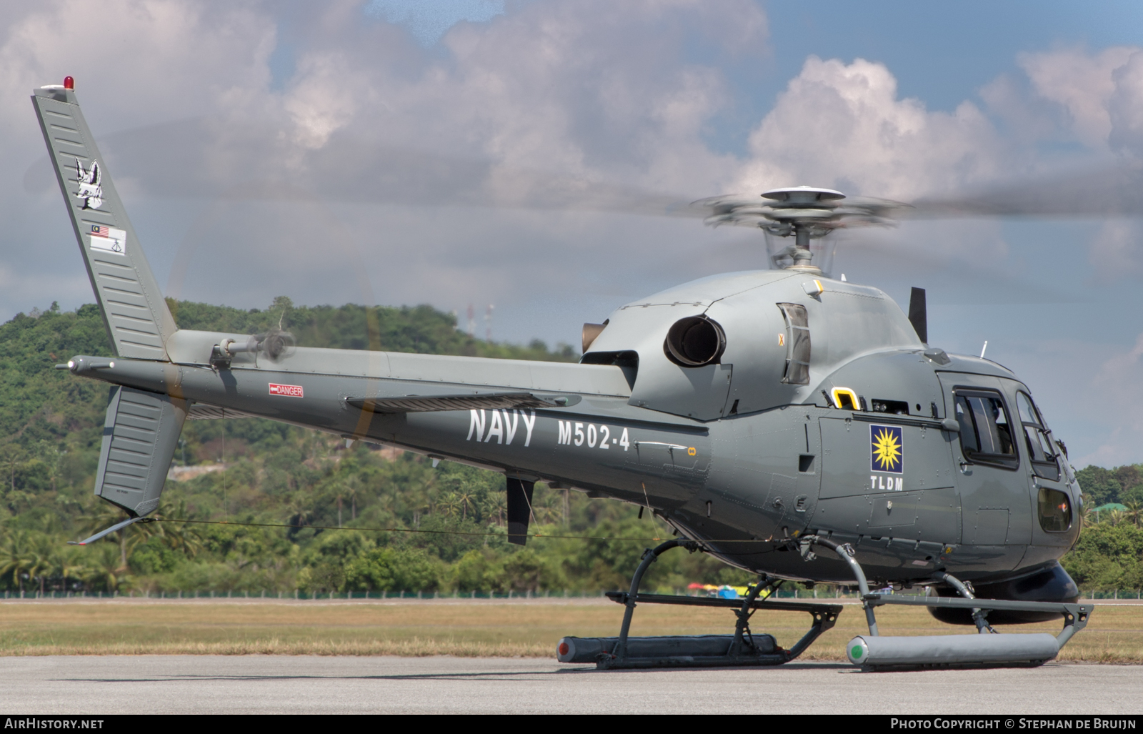Aircraft Photo of M502-4 | Eurocopter AS-555SN Fennec | Malaysia - Navy | AirHistory.net #116975