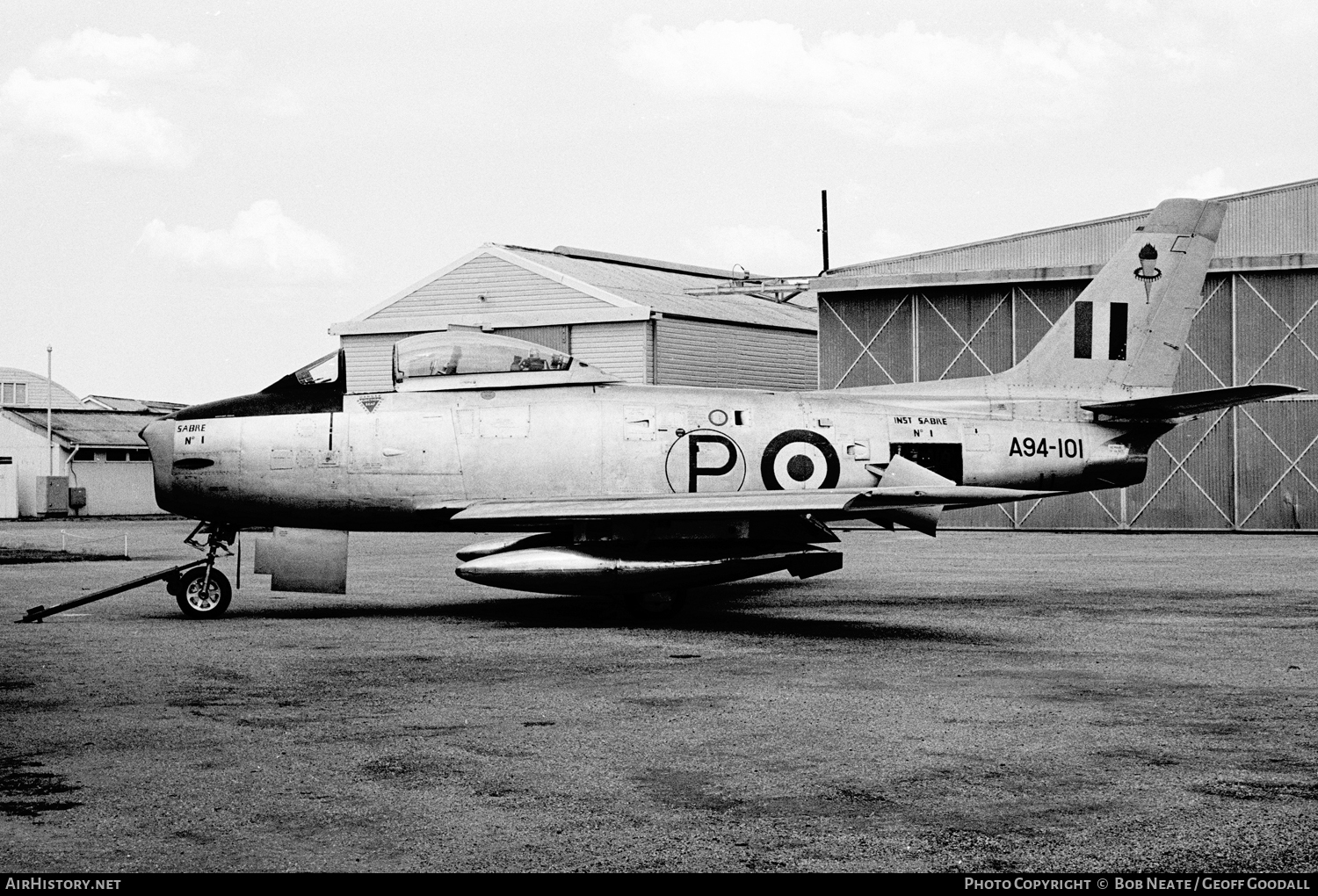 Aircraft Photo of A94-101 | Commonwealth CA-26 Sabre | Australia - Air Force | AirHistory.net #116991