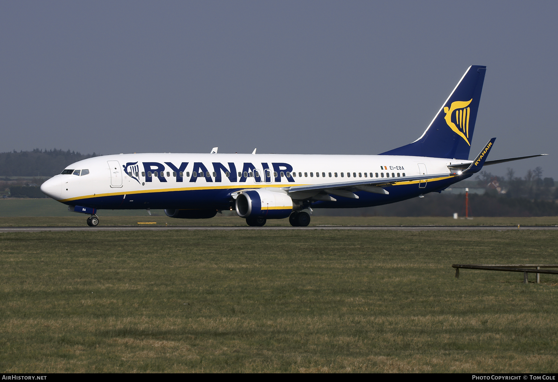 Aircraft Photo of EI-EBA | Boeing 737-8AS | Ryanair | AirHistory.net #117015