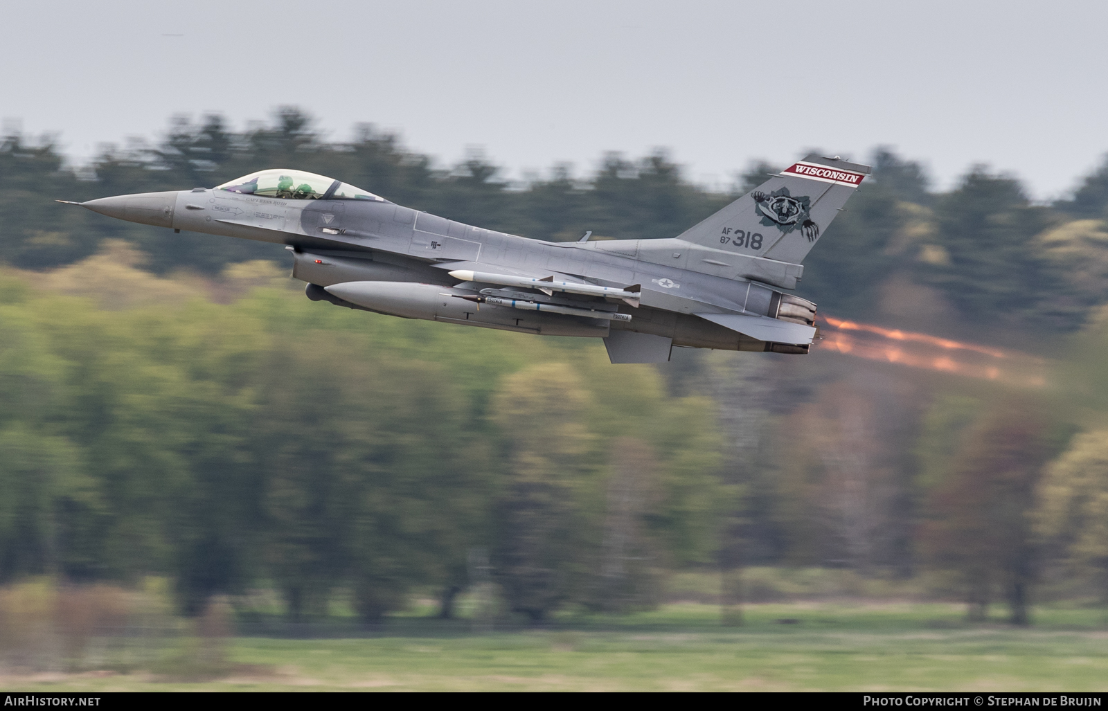 Aircraft Photo of 87-0318 / AF87-318 | General Dynamics F-16C Fighting Falcon | USA - Air Force | AirHistory.net #117020