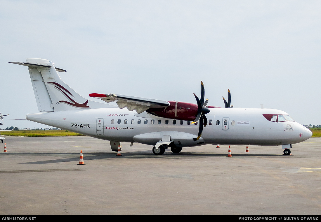 Aircraft Photo of ZS-AFR | ATR ATR-42-500 | Afrijet Business Service | AirHistory.net #117022