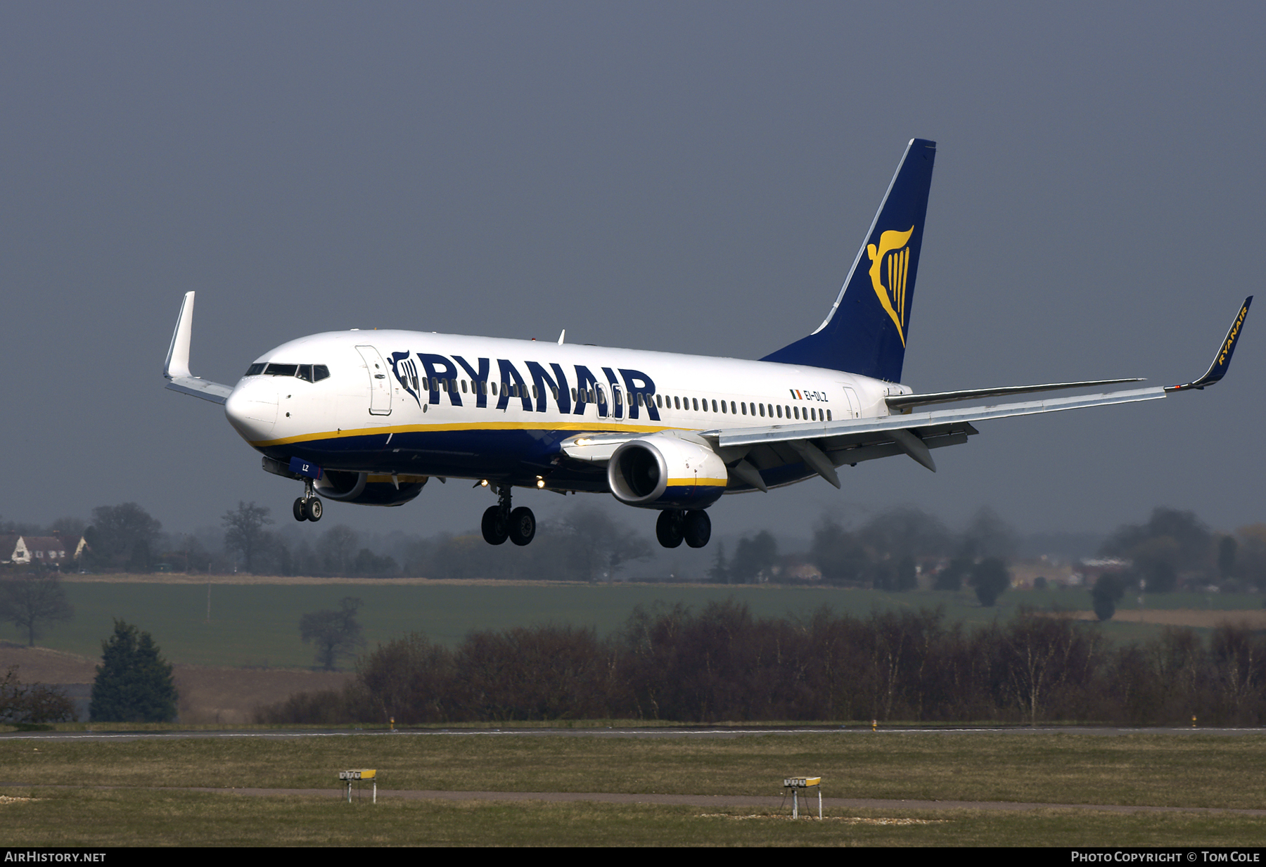 Aircraft Photo of EI-DLZ | Boeing 737-8AS | Ryanair | AirHistory.net #117029