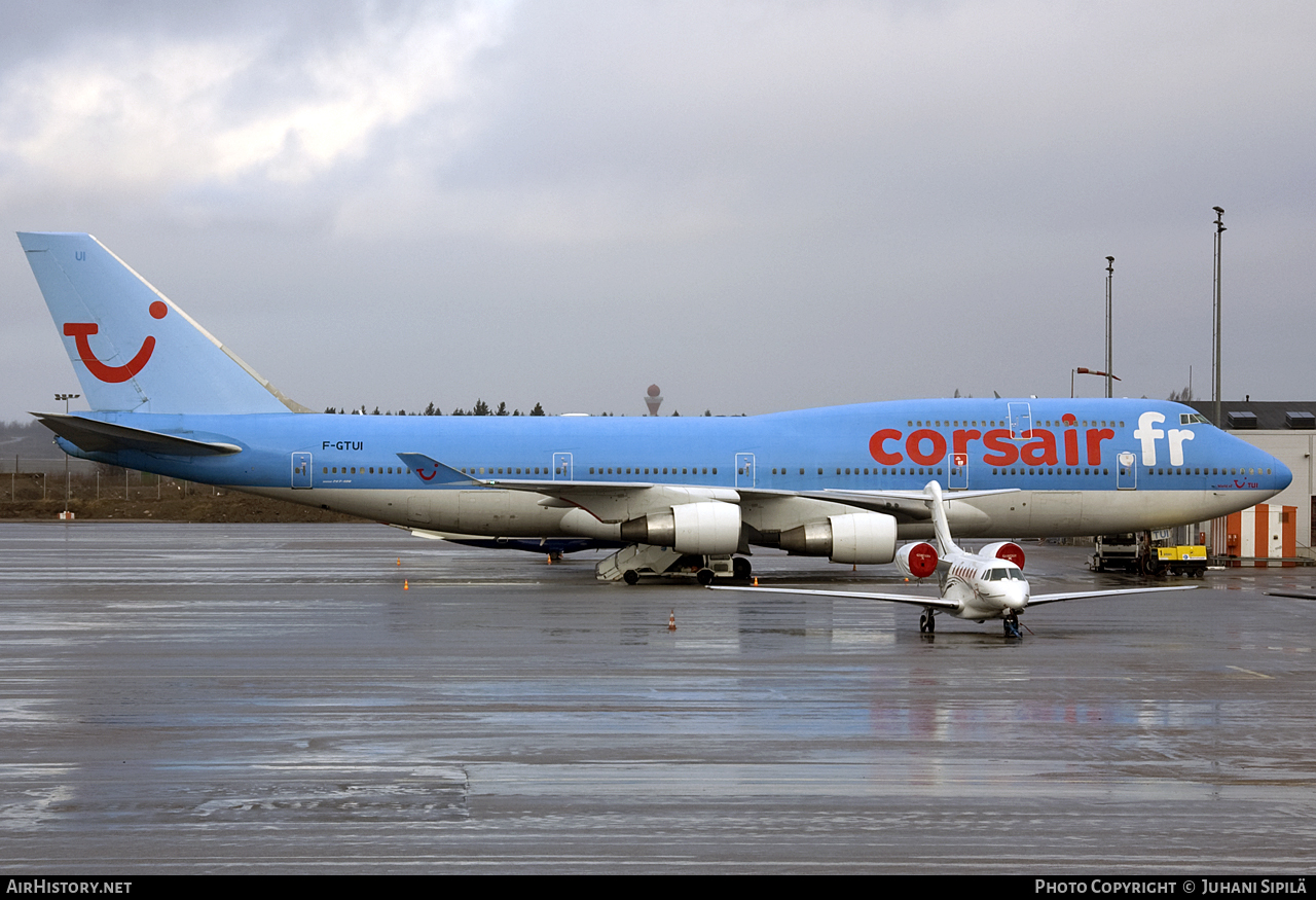 Aircraft Photo of F-GTUI | Boeing 747-422 | Corsair | AirHistory.net #117038