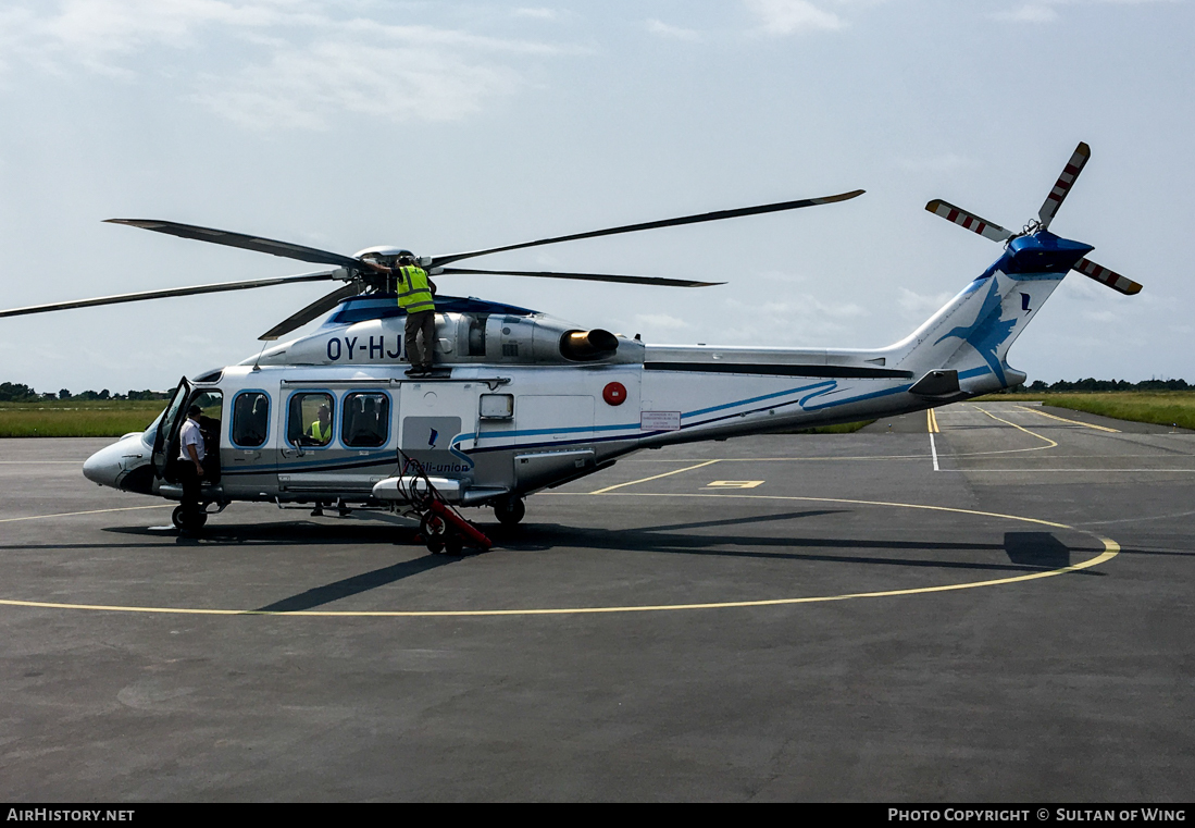 Aircraft Photo of OY-HJL | AgustaWestland AW-139 | Héli-Union | AirHistory.net #117068