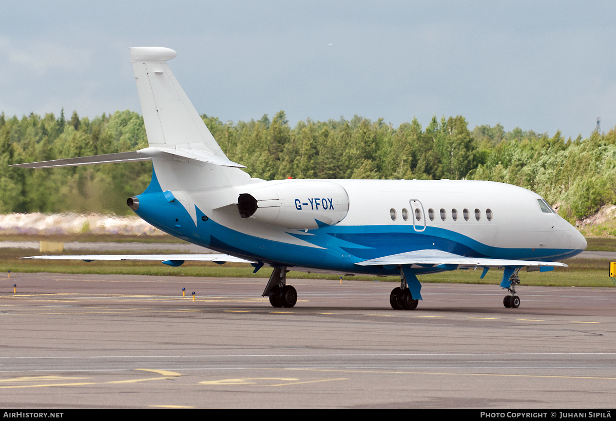 Aircraft Photo of G-YFOX | Dassault Falcon 2000EX | AirHistory.net #117149