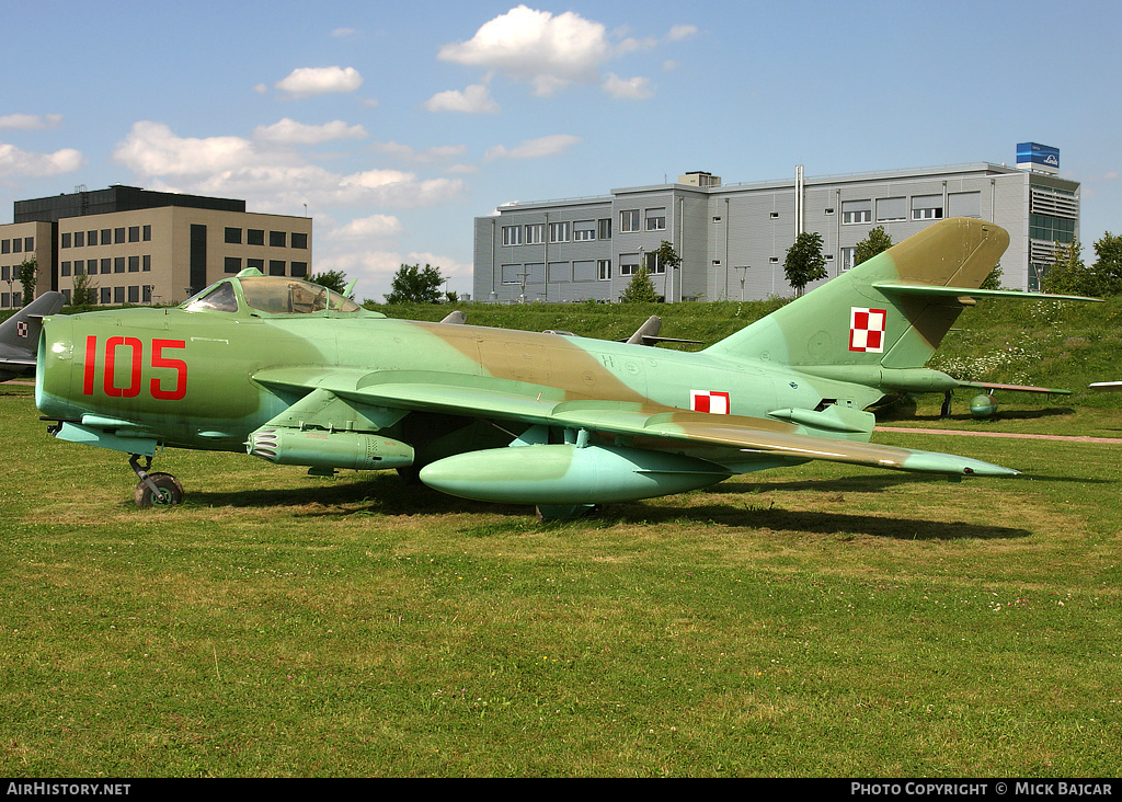 Aircraft Photo of 105 | PZL-Mielec Lim-6bis | Poland - Air Force | AirHistory.net #117156