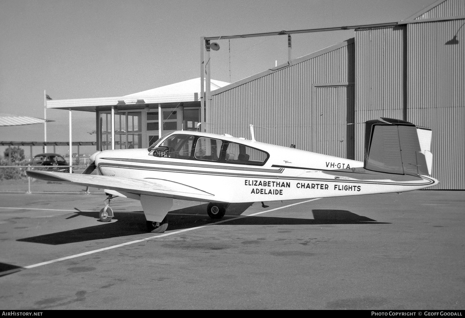 Aircraft Photo of VH-GTA | Beech S35 Bonanza | Elizabethan Air Charter | AirHistory.net #117178