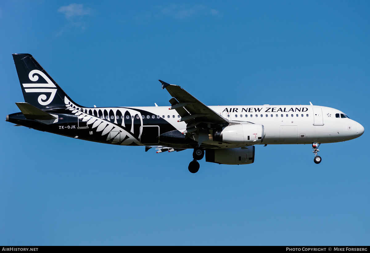 Aircraft Photo of ZK-OJK | Airbus A320-232 | Air New Zealand | AirHistory.net #117179