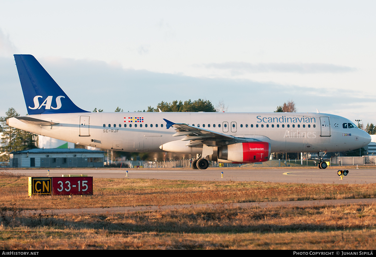 Aircraft Photo of SE-RJF | Airbus A320-232 | Scandinavian Airlines - SAS | AirHistory.net #117202
