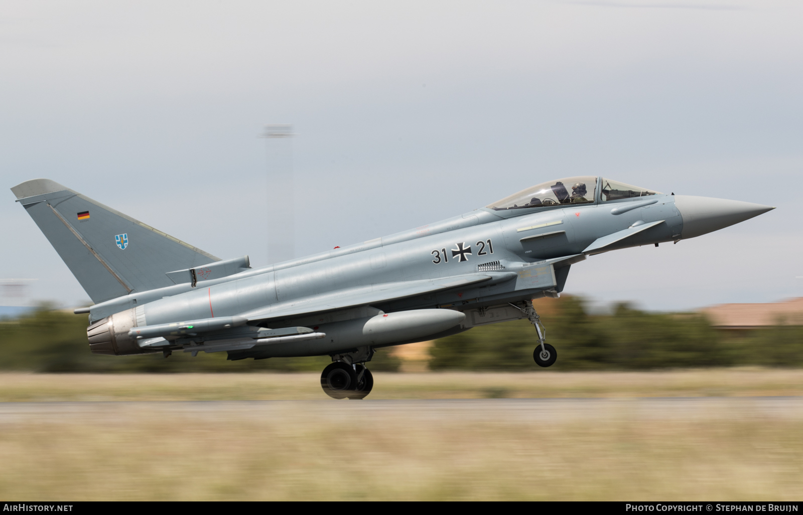 Aircraft Photo of 3121 | Eurofighter EF-2000 Typhoon S | Germany - Air Force | AirHistory.net #117205