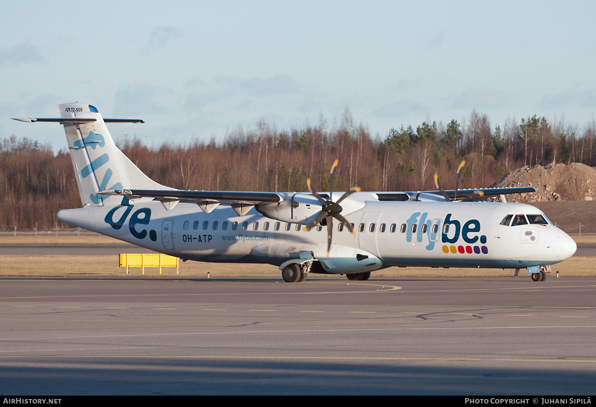 Aircraft Photo of OH-ATP | ATR ATR-72-500 (ATR-72-212A) | Flybe | AirHistory.net #117206
