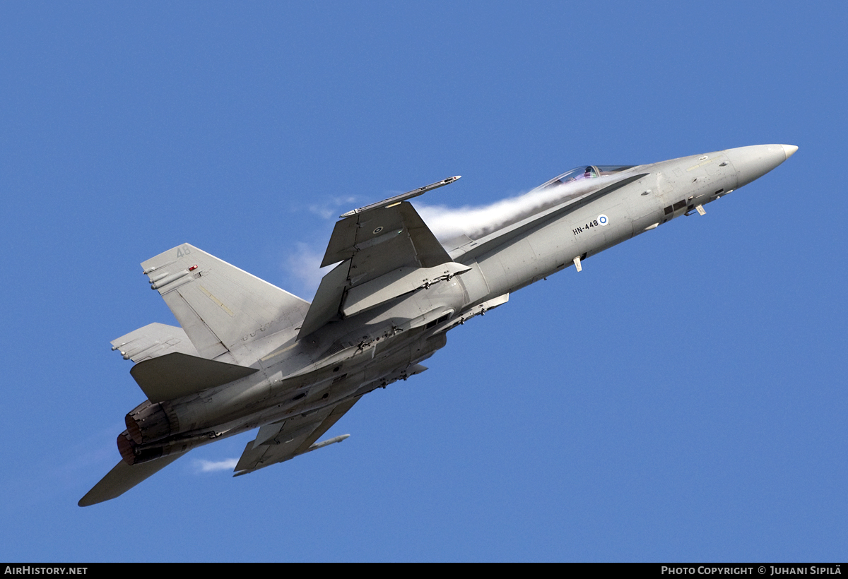 Aircraft Photo of HN-448 | McDonnell Douglas F/A-18C Hornet | Finland - Air Force | AirHistory.net #117210