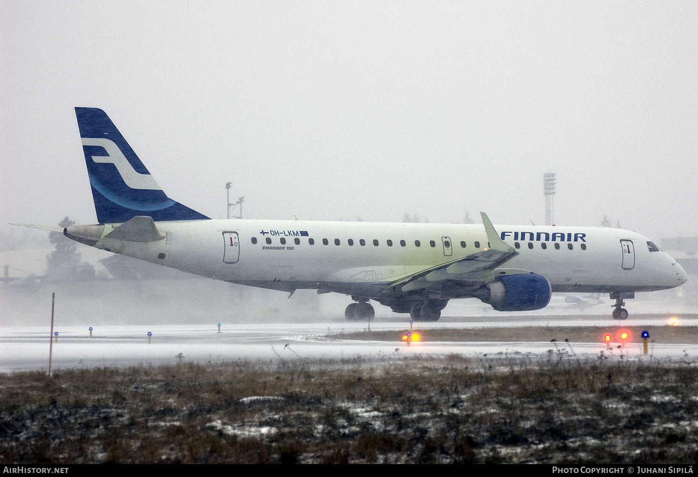 Aircraft Photo of OH-LKM | Embraer 190LR (ERJ-190-100LR) | Finnair | AirHistory.net #117214