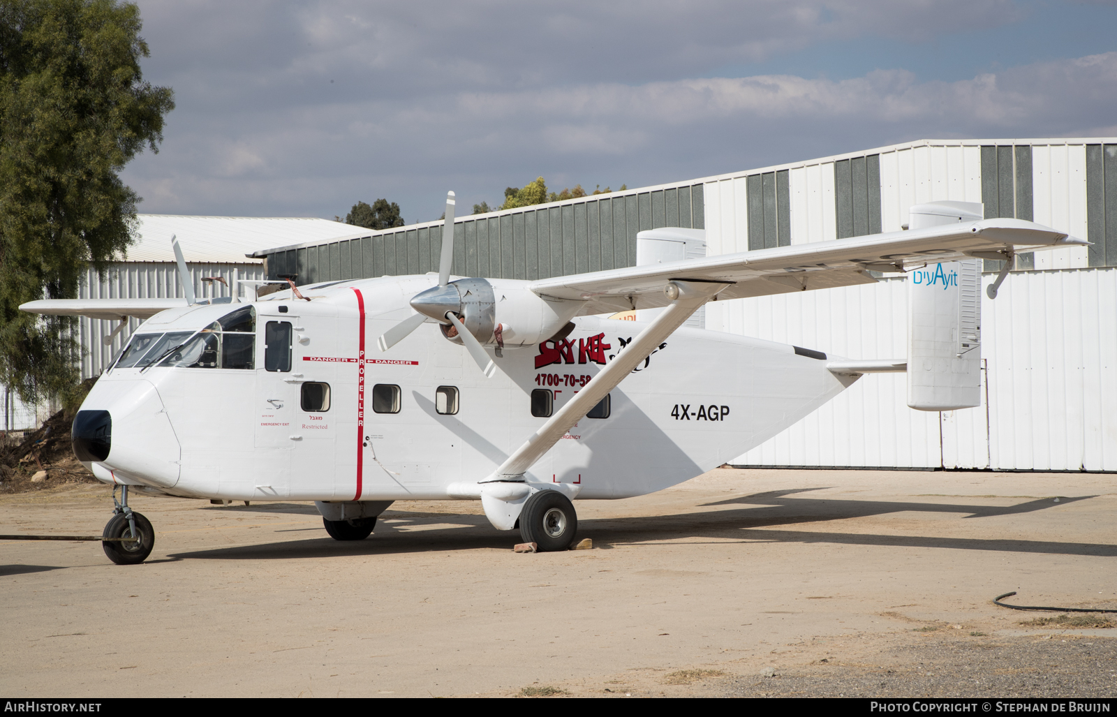 Aircraft Photo of 4X-AGP | Short SC.7 Skyvan 3-100 | Sky Kef | AirHistory.net #117216