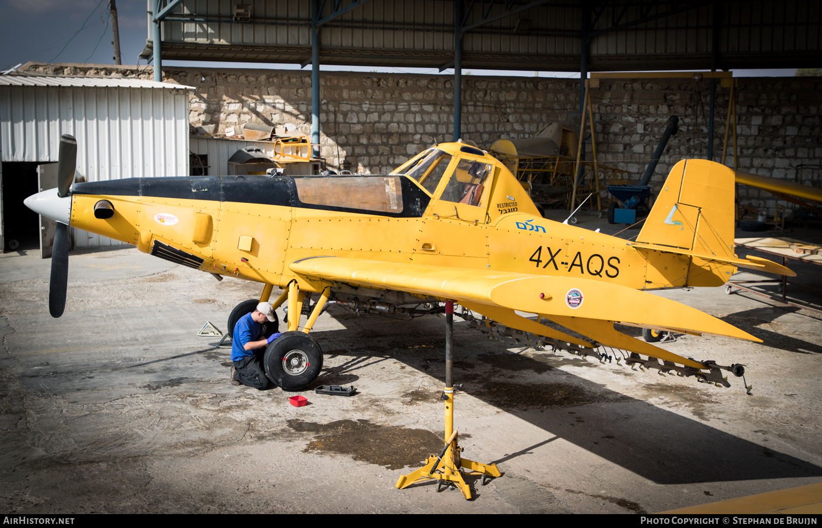 Aircraft Photo of 4X-AQS | Ayres S2R-T34 Turbo Thrush | Telem Aviation | AirHistory.net #117225