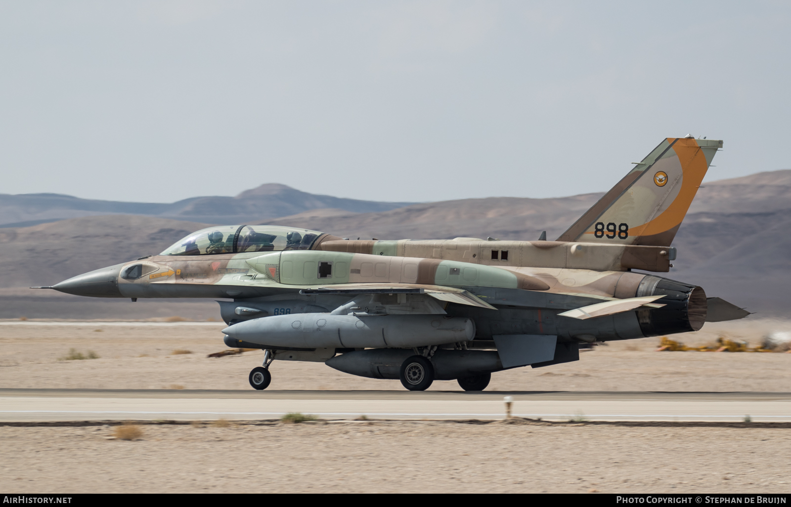Aircraft Photo of 898 | Lockheed Martin F-16I Sufa | Israel - Air Force | AirHistory.net #117231