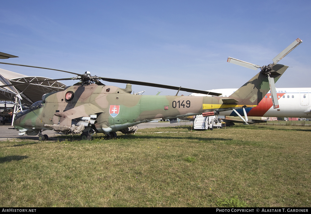 Aircraft Photo of 0149 | Mil Mi-24D | Slovakia - Air Force | AirHistory.net #117256