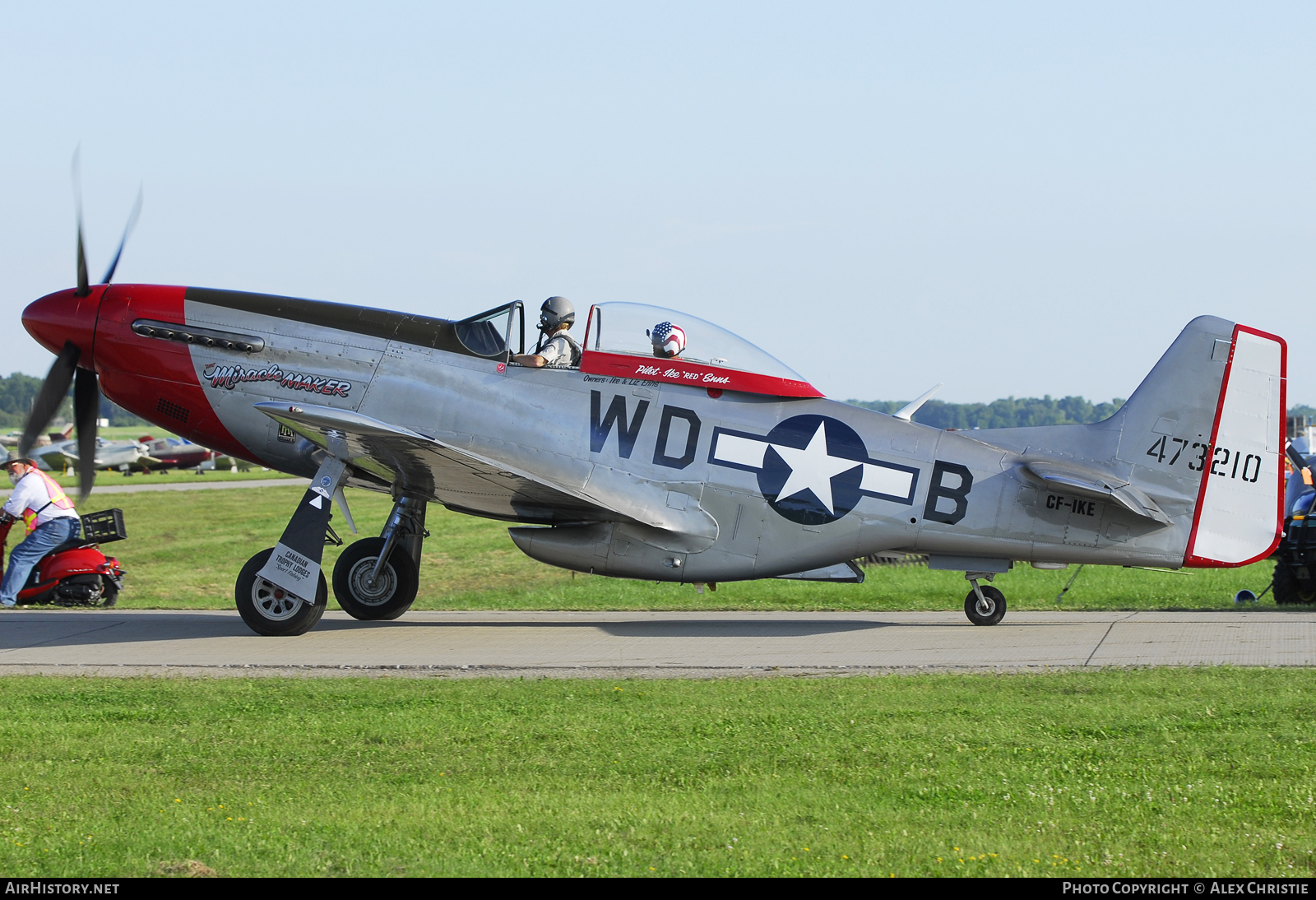 Aircraft Photo of CF-IKE / 473210 | North American P-51D Mustang | USA - Air Force | AirHistory.net #117262