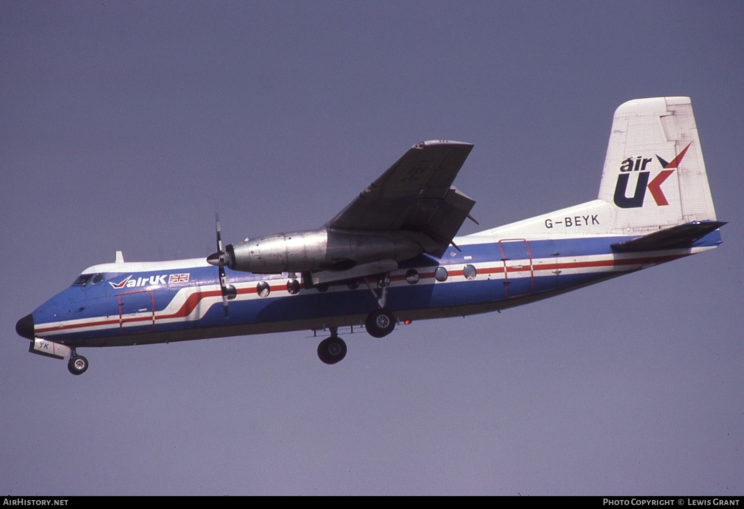 Aircraft Photo of G-BEYK | Handley Page HPR-7 Herald 401 | Air UK | AirHistory.net #117284