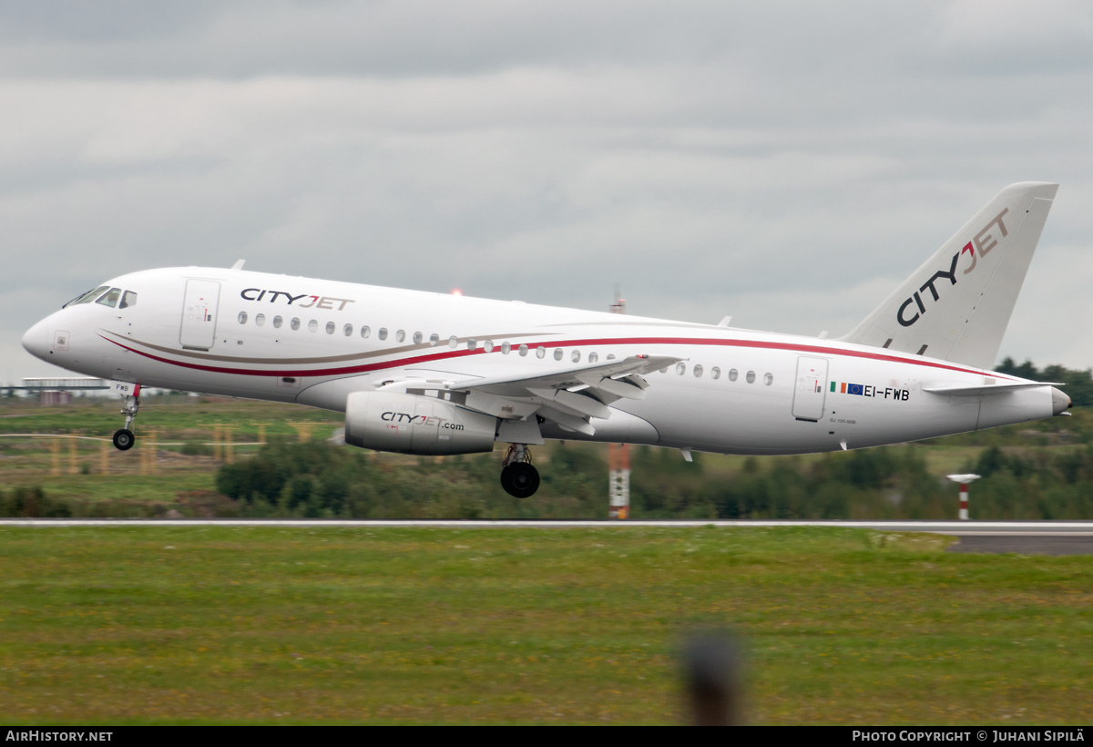 Aircraft Photo of EI-FWB | Sukhoi SSJ-100-95B Superjet 100 (RRJ-95B) | CityJet | AirHistory.net #117312