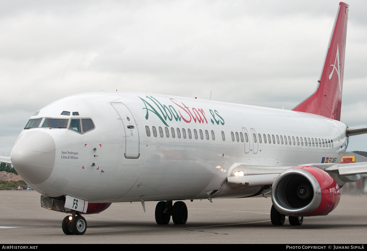 Aircraft Photo of EC-MFS | Boeing 737-4Y0 | AlbaStar | AirHistory.net #117315