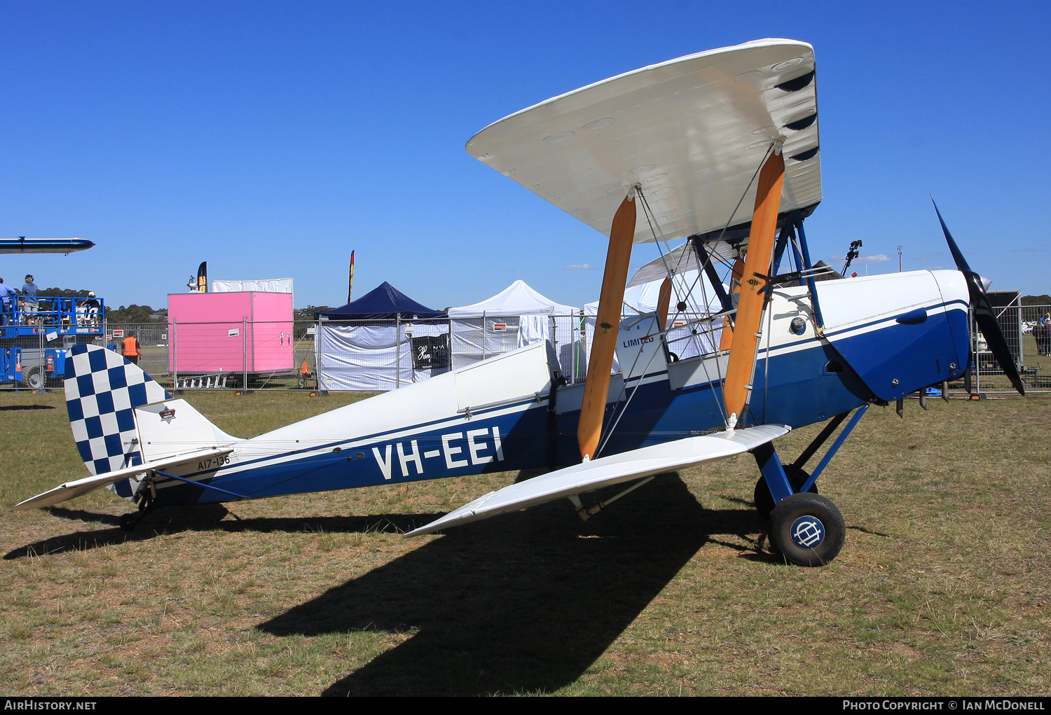 Aircraft Photo of VH-EEI | De Havilland D.H. 82A Tiger Moth | AirHistory.net #117366