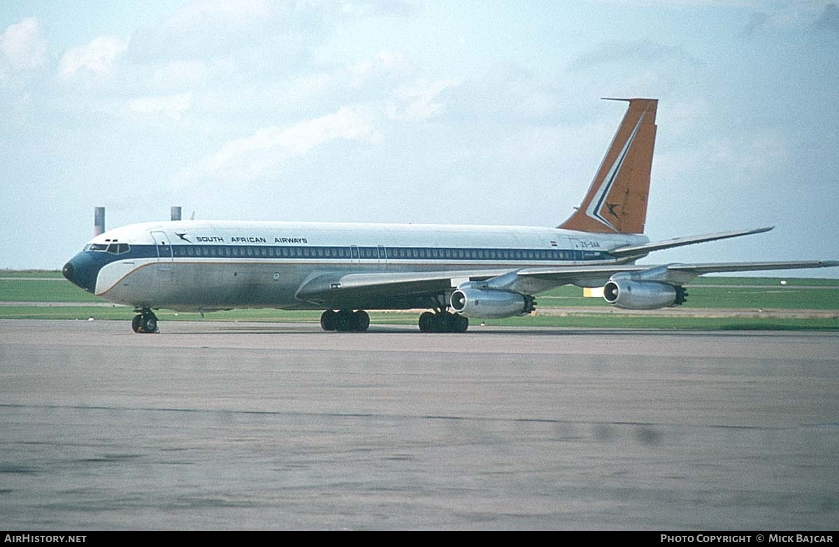 Aircraft Photo of ZS-SAA | Boeing 707-344 | South African Airways - Suid-Afrikaanse Lugdiens | AirHistory.net #117393