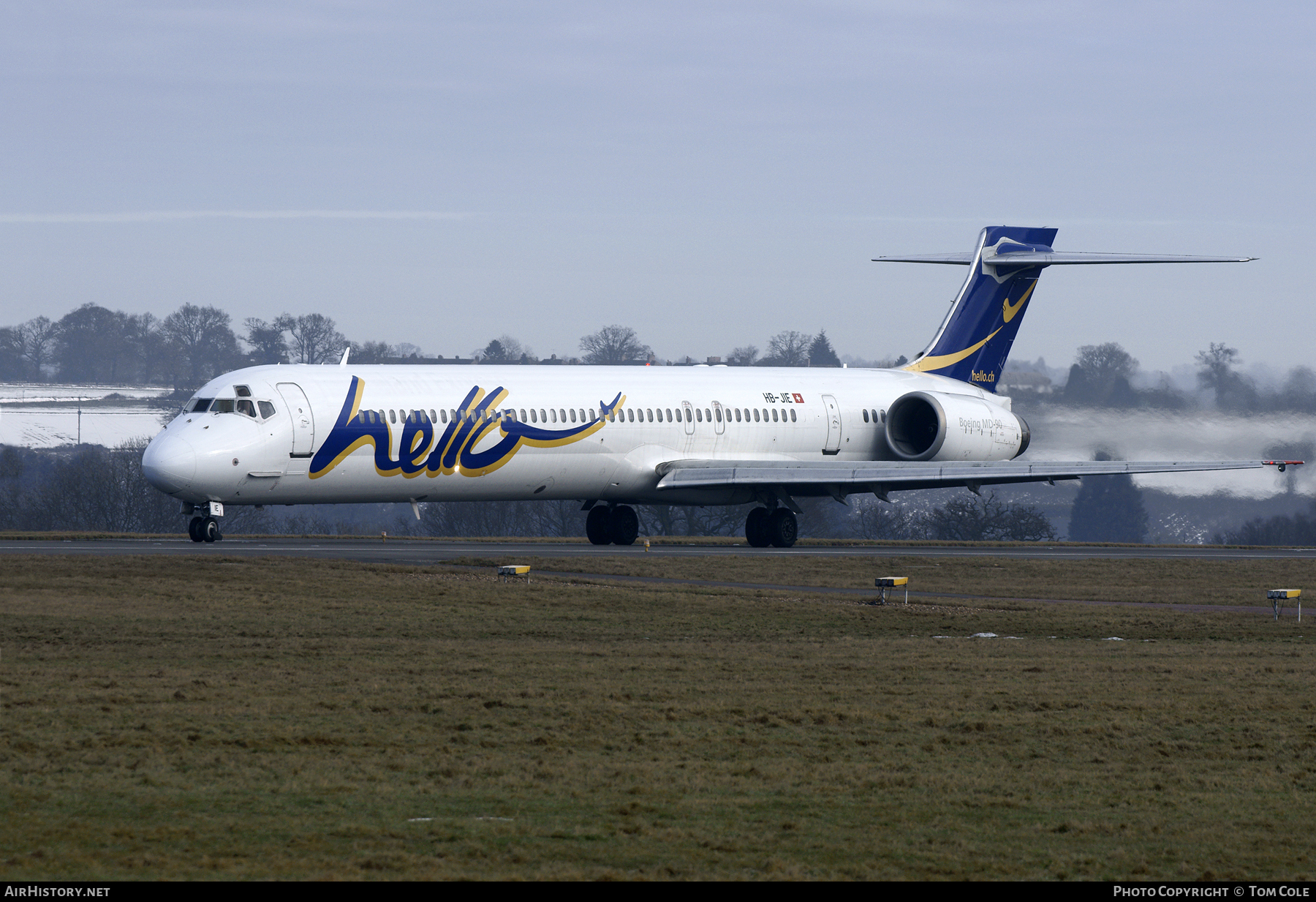 Aircraft Photo of HB-JIE | McDonnell Douglas MD-90-30 | Hello | AirHistory.net #117403