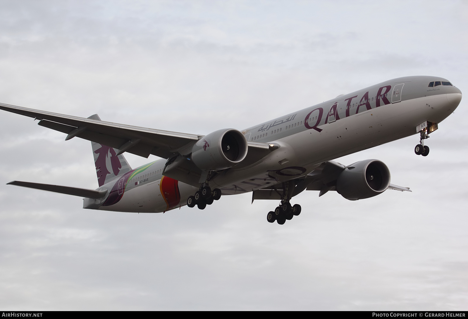 Aircraft Photo of A7-BAX | Boeing 777-3DZ/ER | Qatar Airways | AirHistory.net #117419