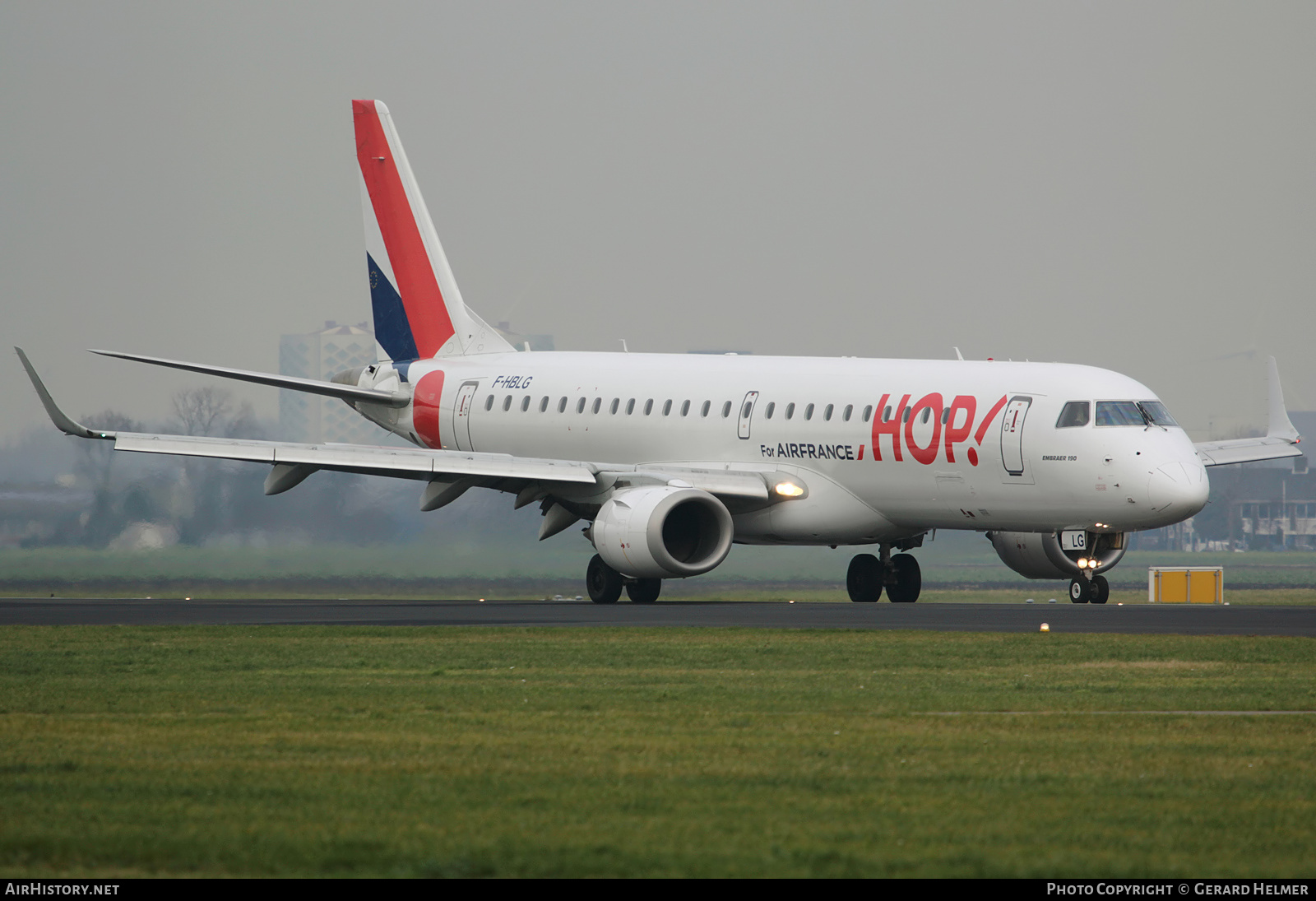 Aircraft Photo of F-HBLG | Embraer 190STD (ERJ-190-100STD) | Hop! | AirHistory.net #117430