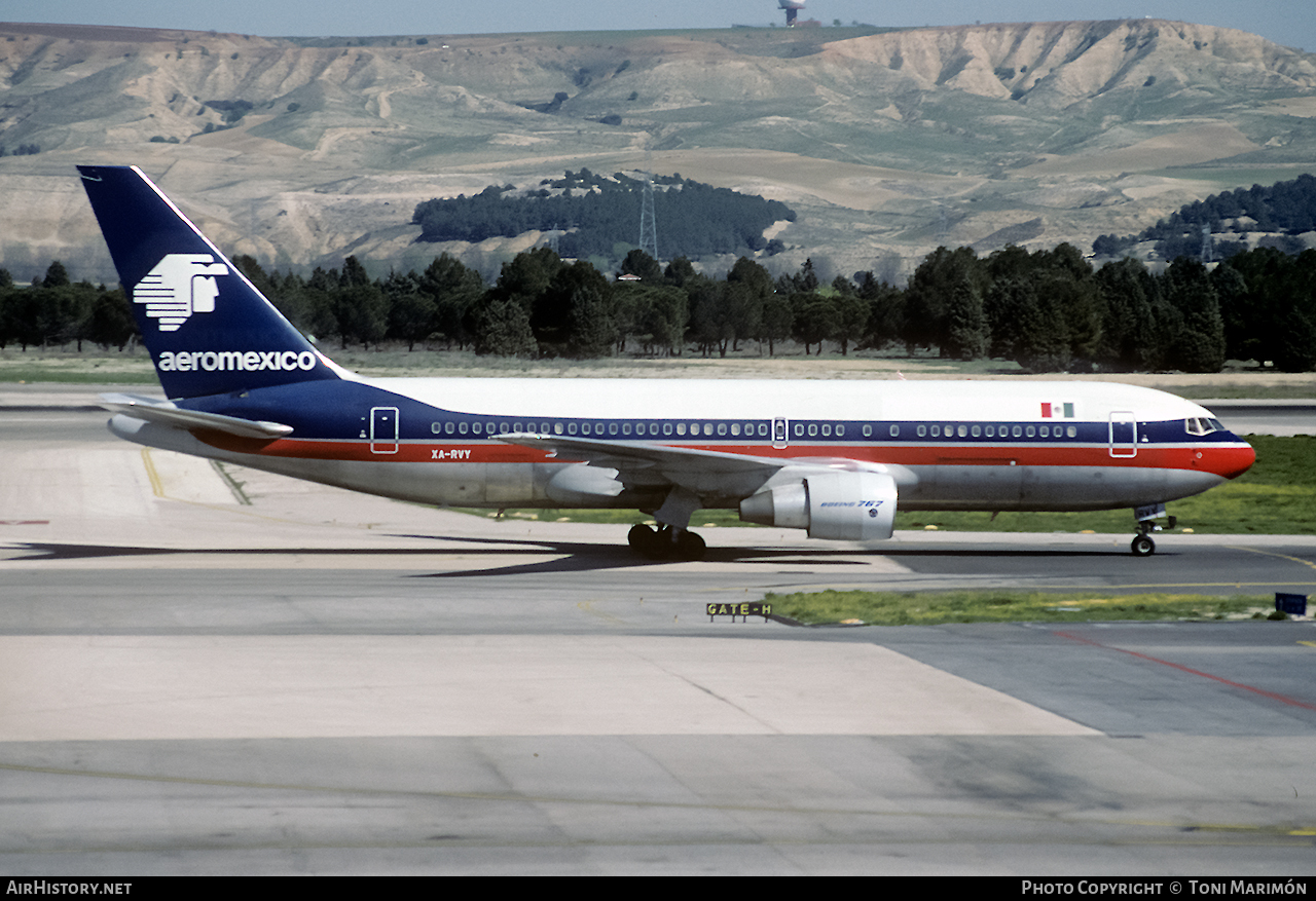 Aircraft Photo of XA-RVY | Boeing 767-284/ER | AeroMéxico | AirHistory.net #117448