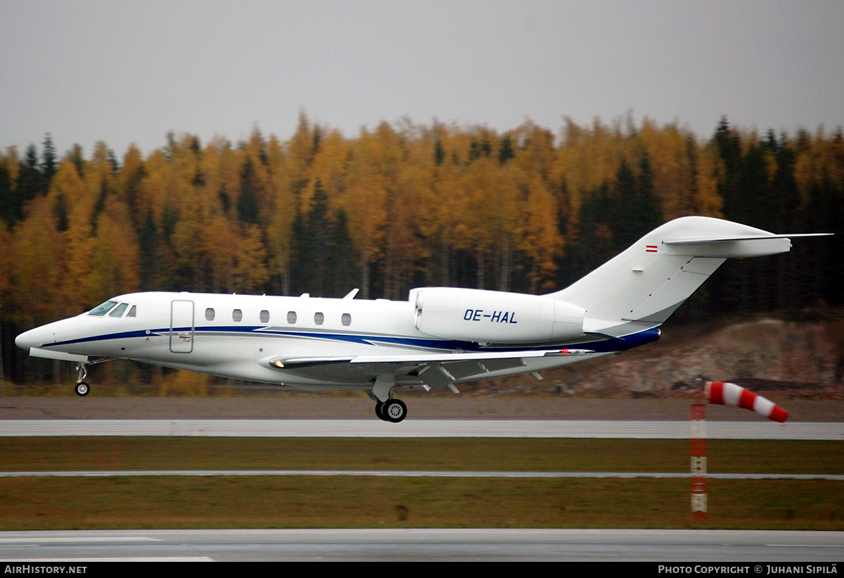 Aircraft Photo of OE-HAL | Cessna 750 Citation X | AirHistory.net #117449