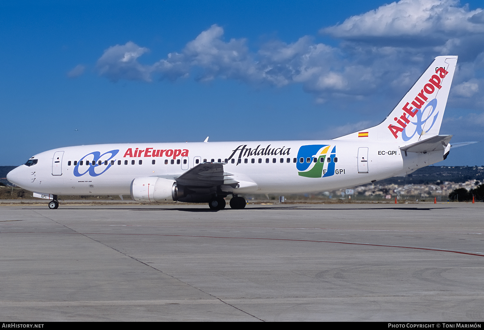 Aircraft Photo of EC-GPI | Boeing 737-46Q | Air Europa | AirHistory.net #117454