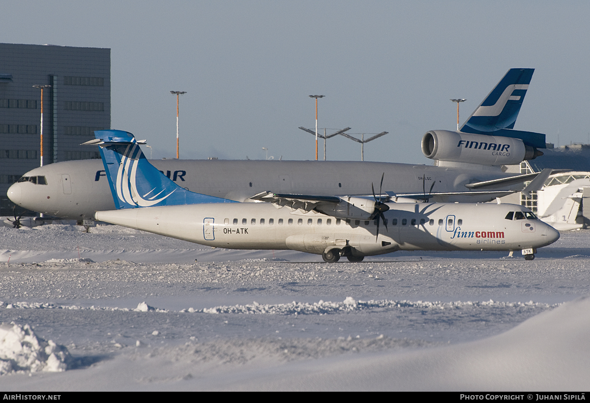 Aircraft Photo of OH-ATK | ATR ATR-72-500 (ATR-72-212A) | Finncomm Airlines | AirHistory.net #117502