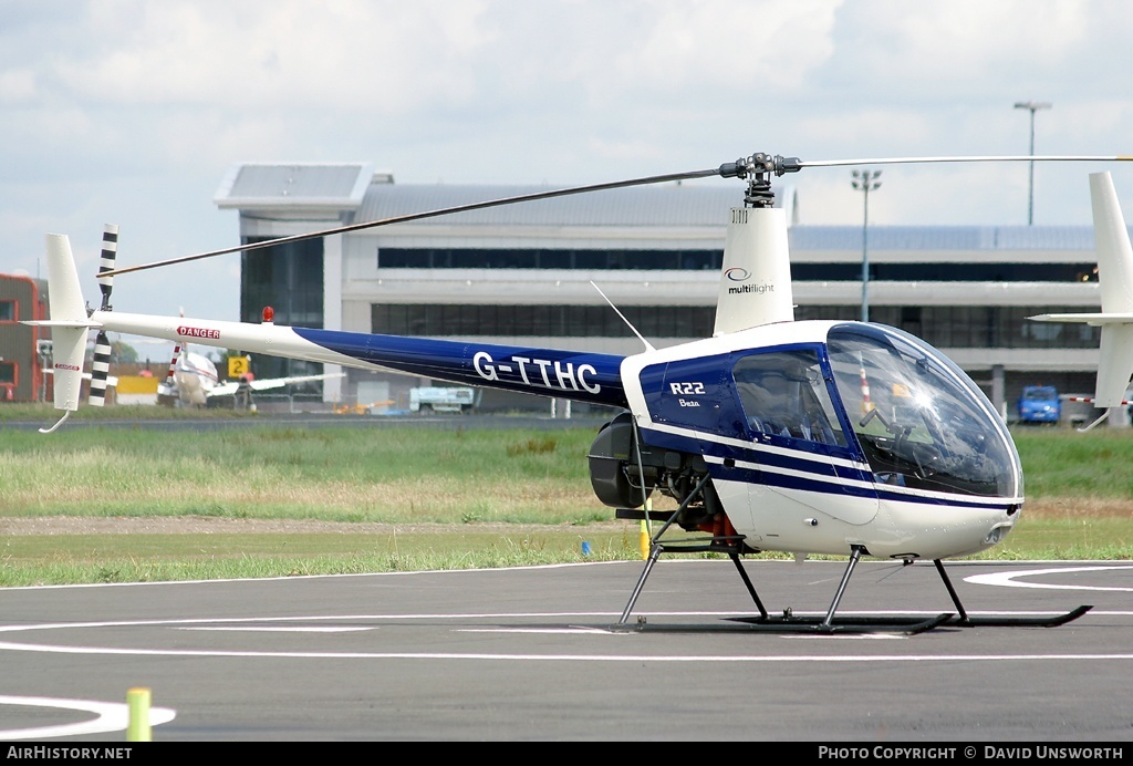 Aircraft Photo of G-TTHC | Robinson R-22 Beta | Multiflight | AirHistory.net #117574