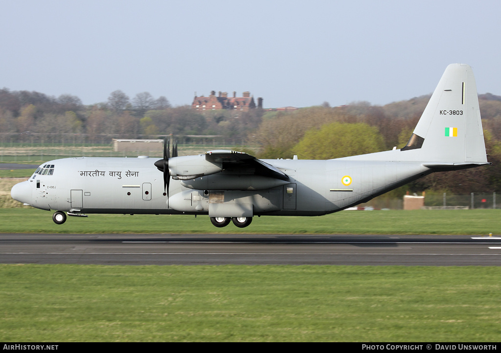 Aircraft Photo of KC-3803 | Lockheed Martin C-130J-30 Hercules | India - Air Force | AirHistory.net #117578