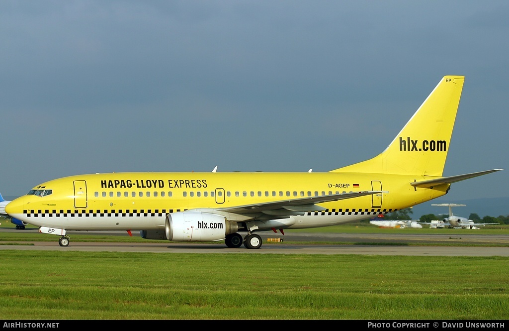 Aircraft Photo of D-AGEP | Boeing 737-75B | Hapag-Lloyd Express | AirHistory.net #117582